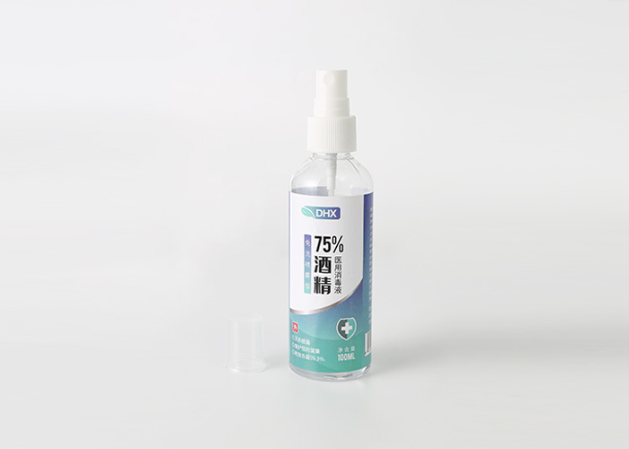 100ml Spray Type 75% Alcohol Medical Disinfectant